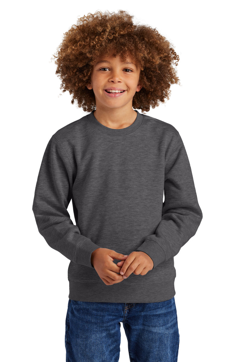 District Youth V.I.T. Fleece Crew - Heathered Charcoal