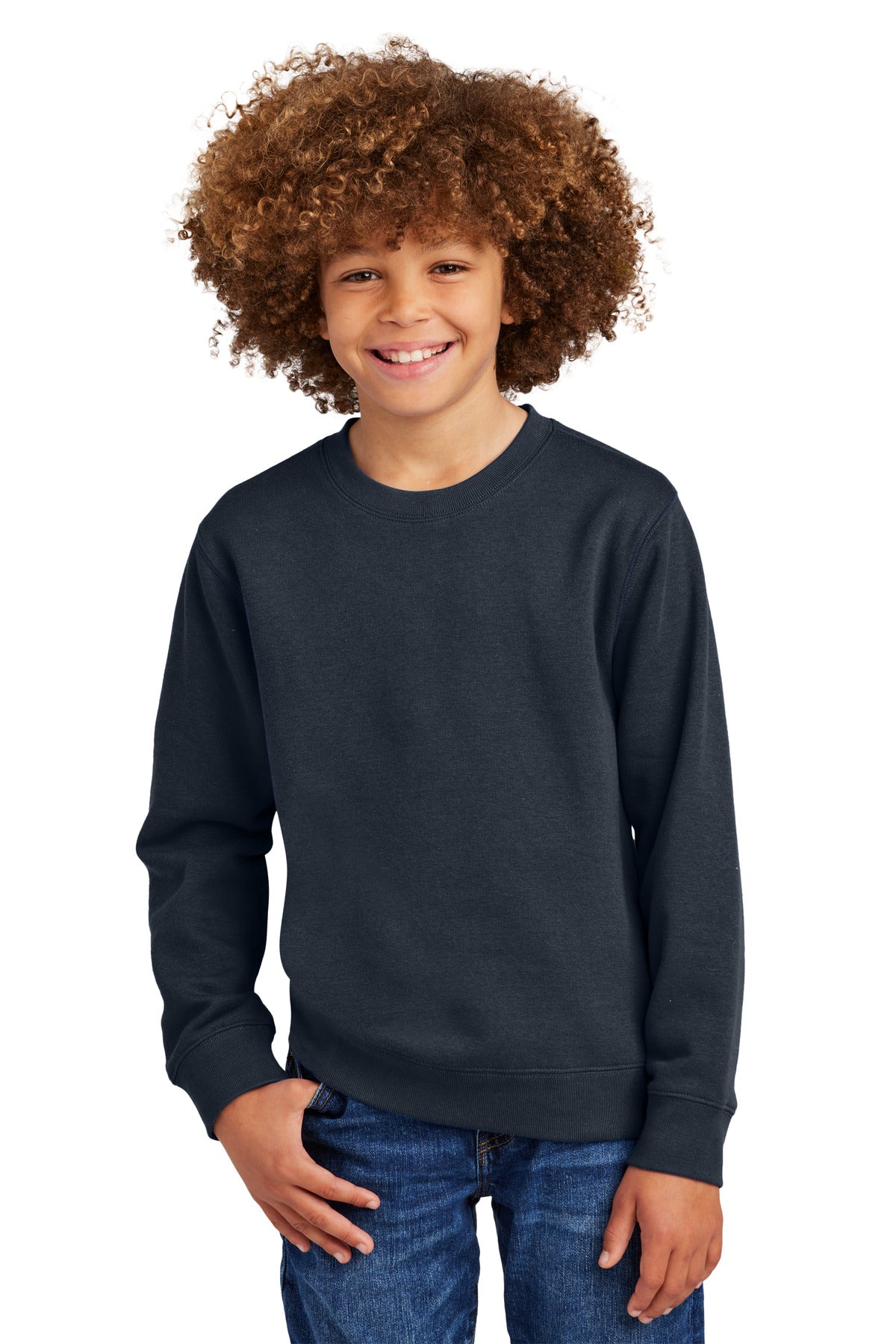 District Youth V.I.T. Fleece Crew - New Navy