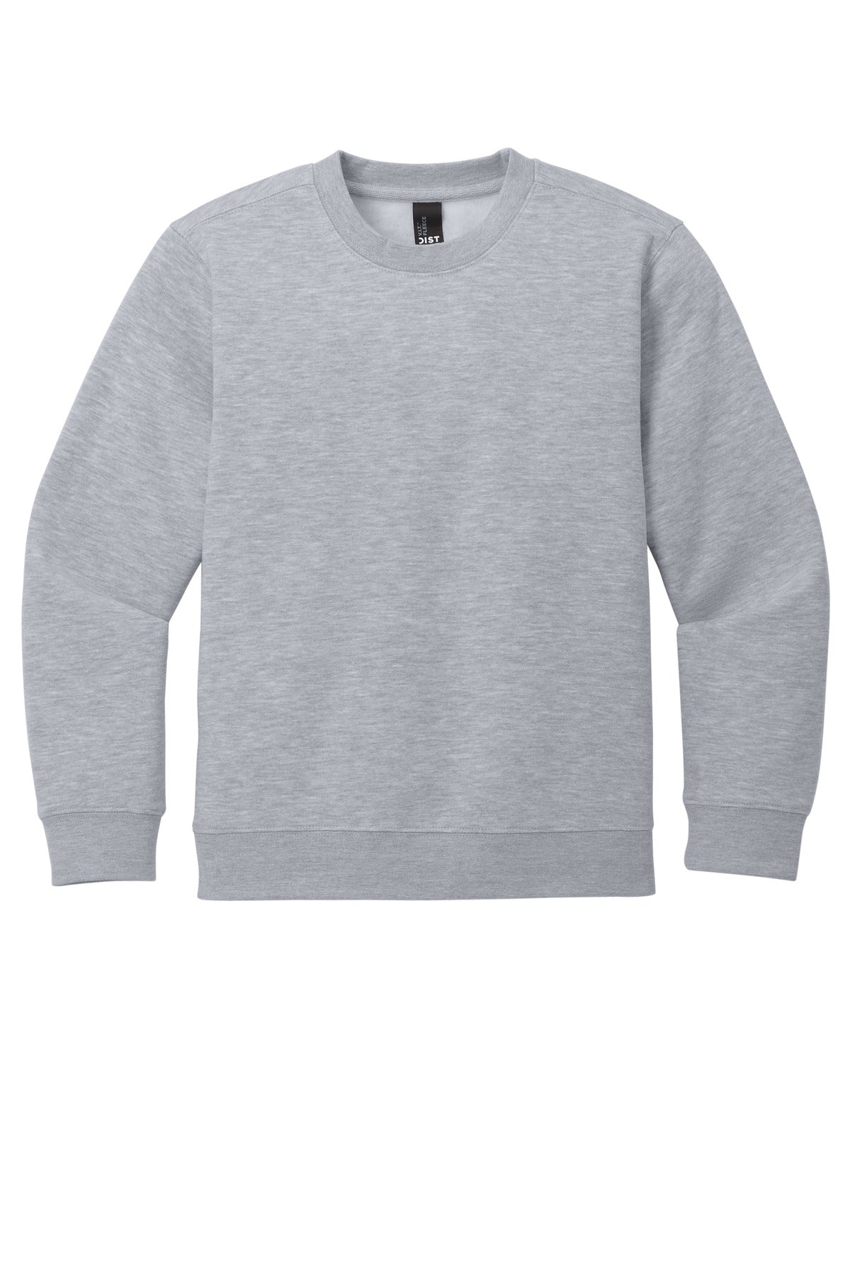 District Youth V.I.T. Fleece Crew - Light Heather Grey