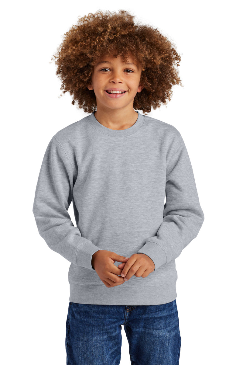 District Youth V.I.T. Fleece Crew - Light Heather Grey