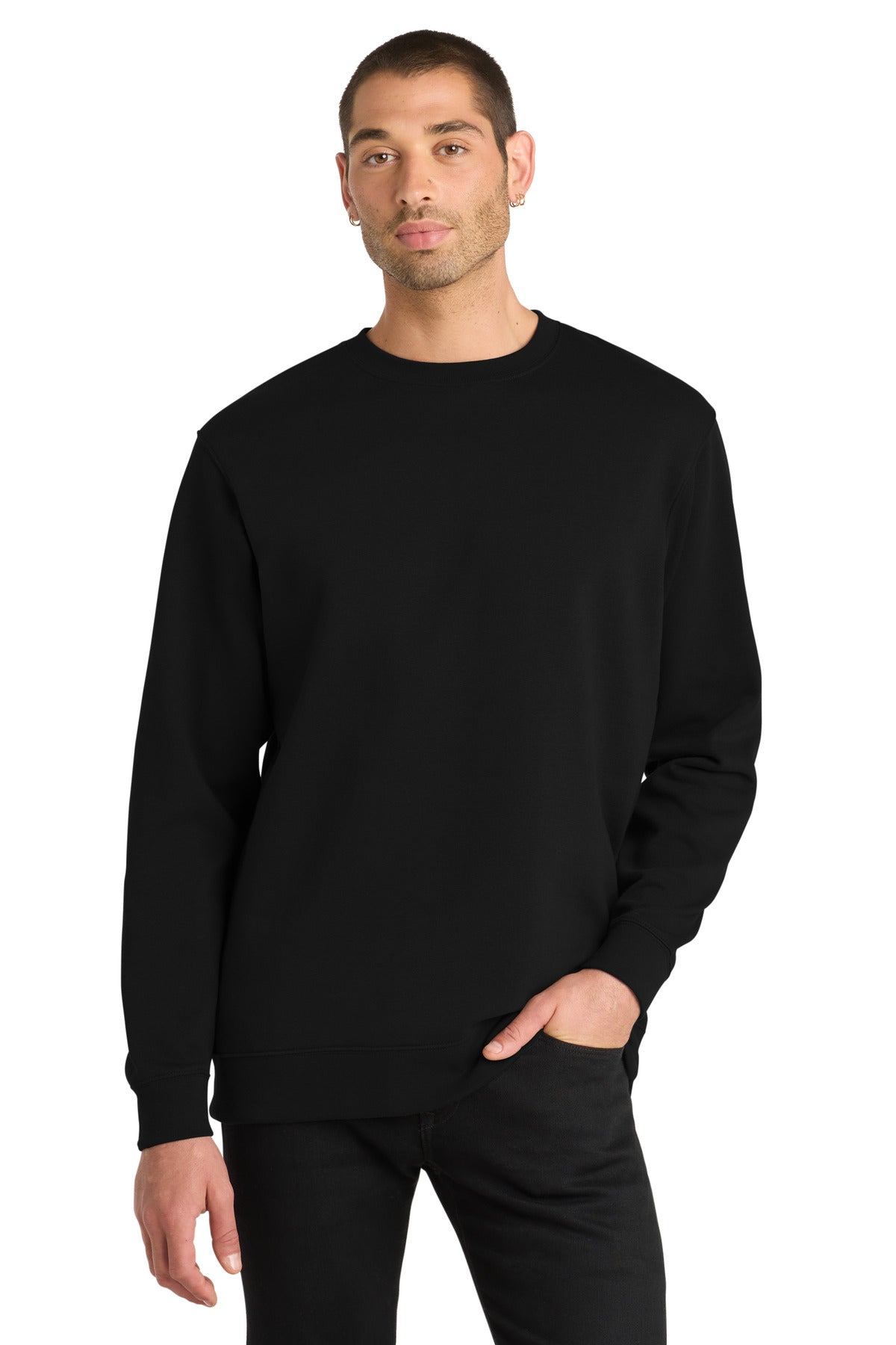 District V.I.T.Fleece Crew - Black