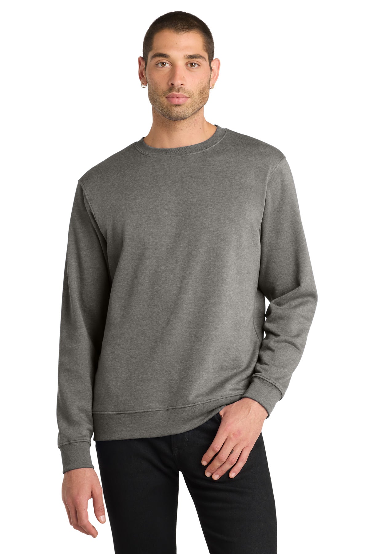 District V.I.T.Fleece Crew - Grey Frost
