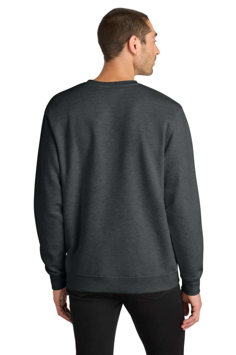 District V.I.T.Fleece Crew - Heathered Charcoal