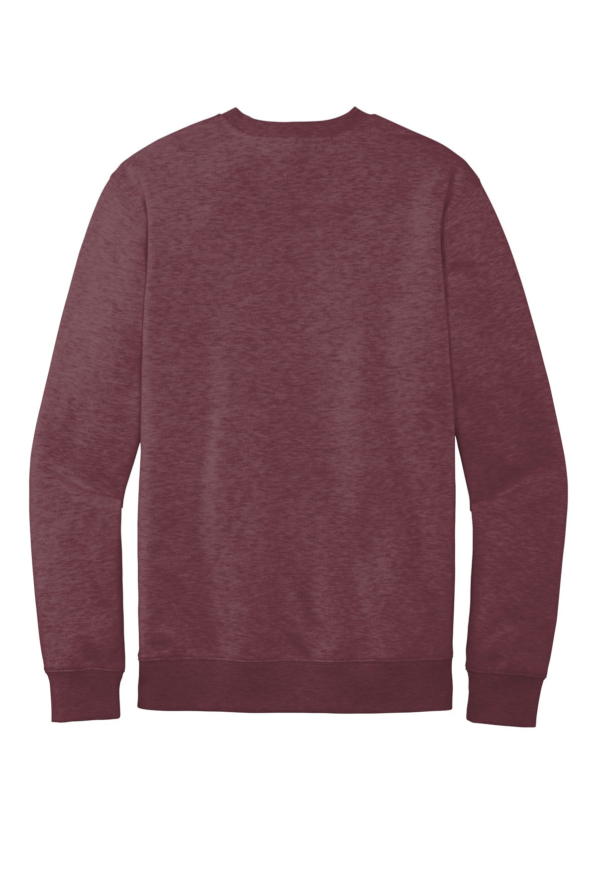 District V.I.T.Fleece Crew - Heathered Cardinal