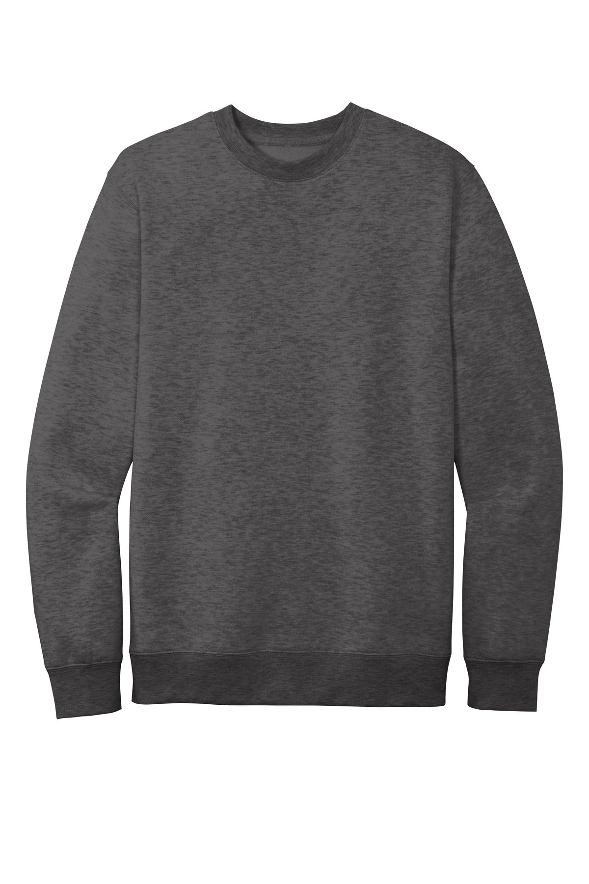 District V.I.T.Fleece Crew - Heathered Charcoal