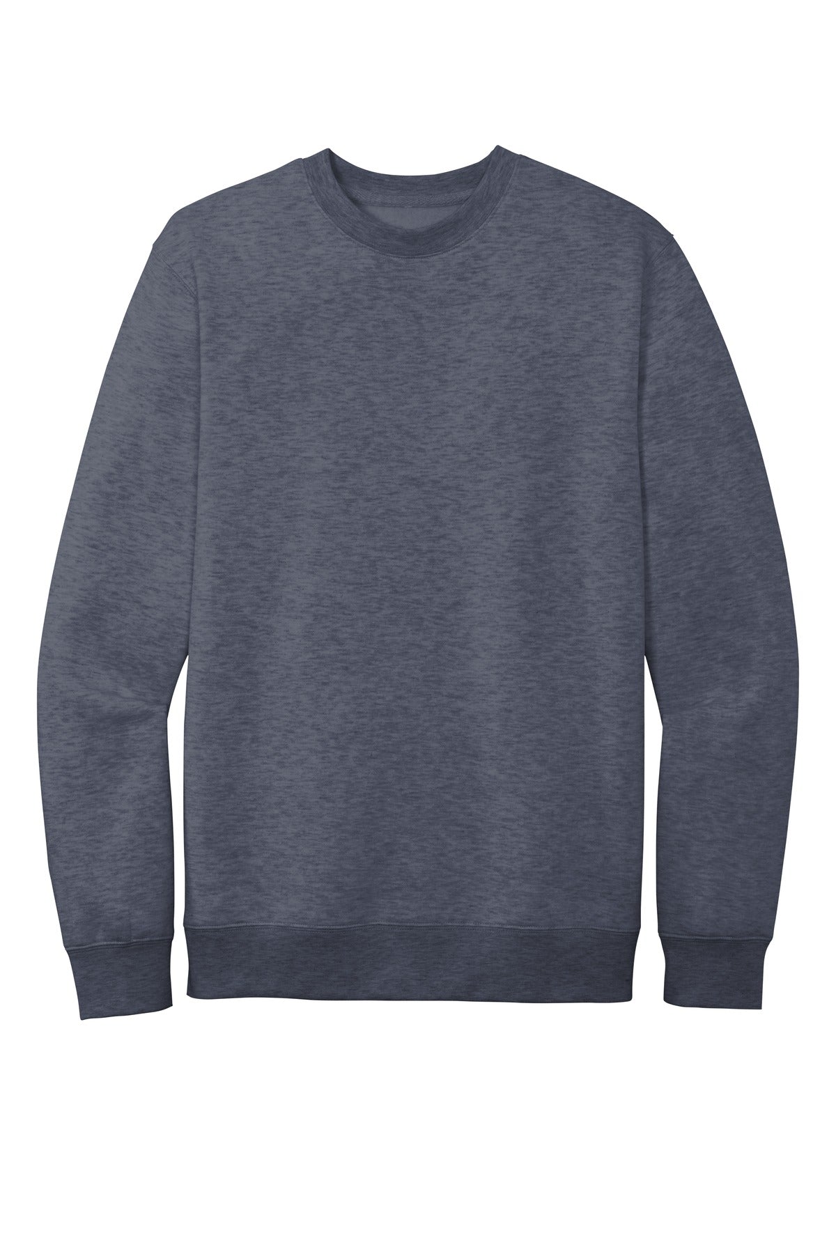 District V.I.T.Fleece Crew - Heathered Navy