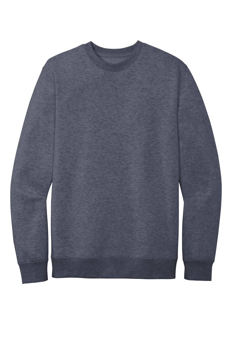 District V.I.T.Fleece Crew - Heathered Navy
