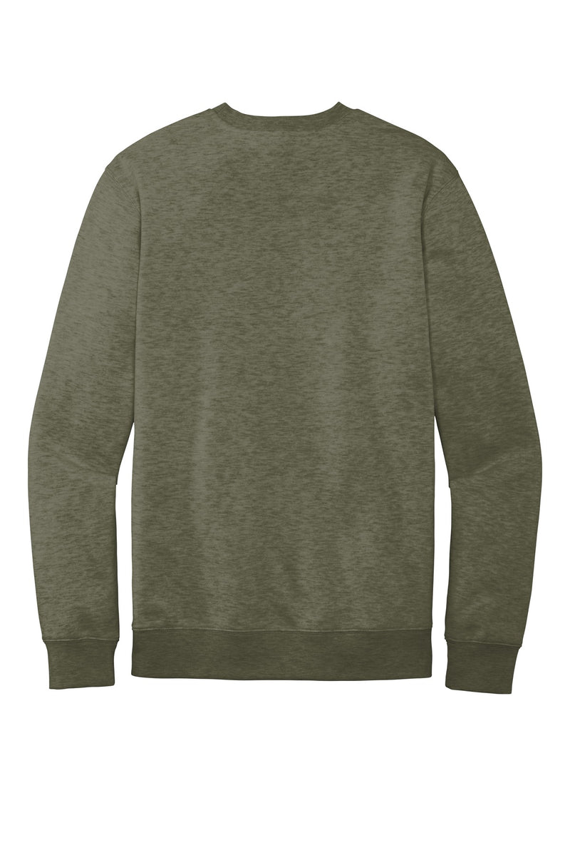 District V.I.T.Fleece Crew - Heathered Olive