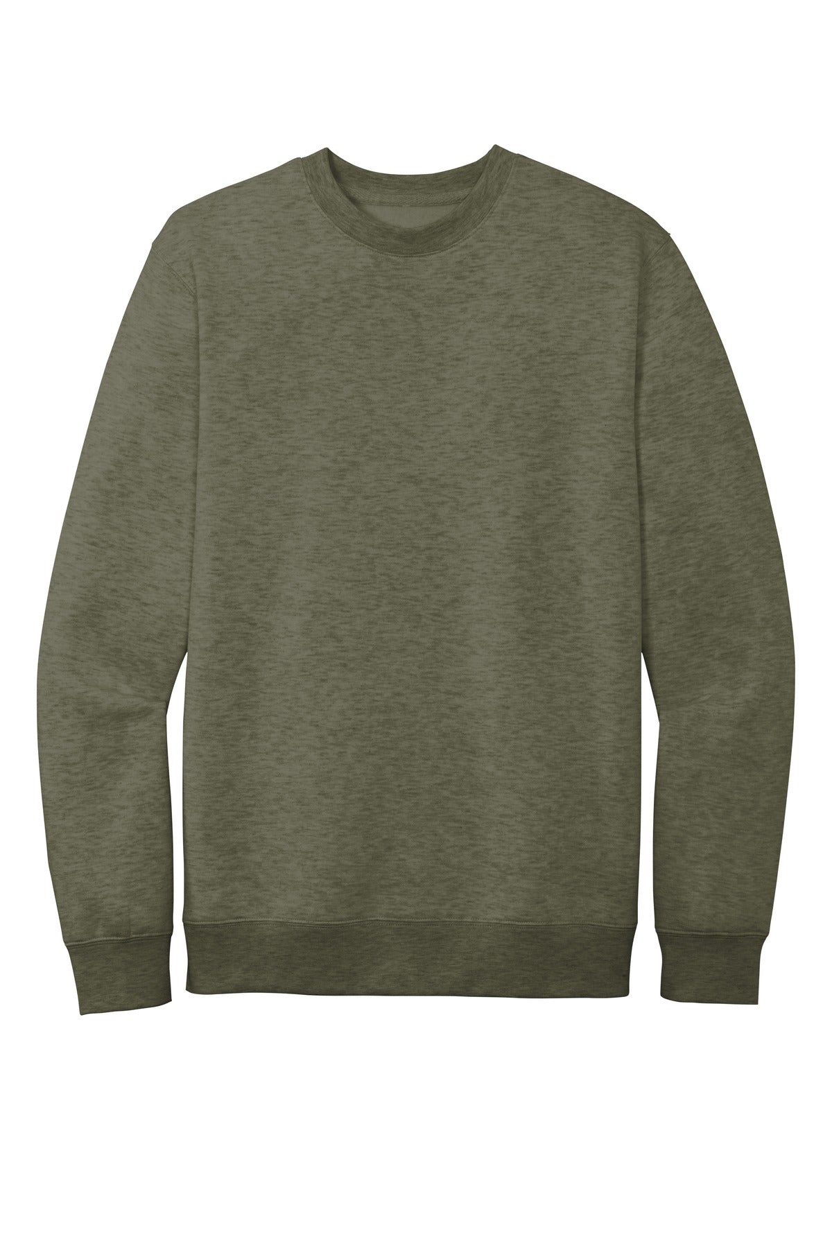 District V.I.T.Fleece Crew - Heathered Olive