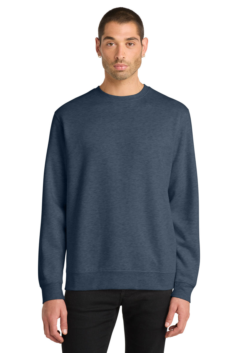 District V.I.T.Fleece Crew - Heathered Navy