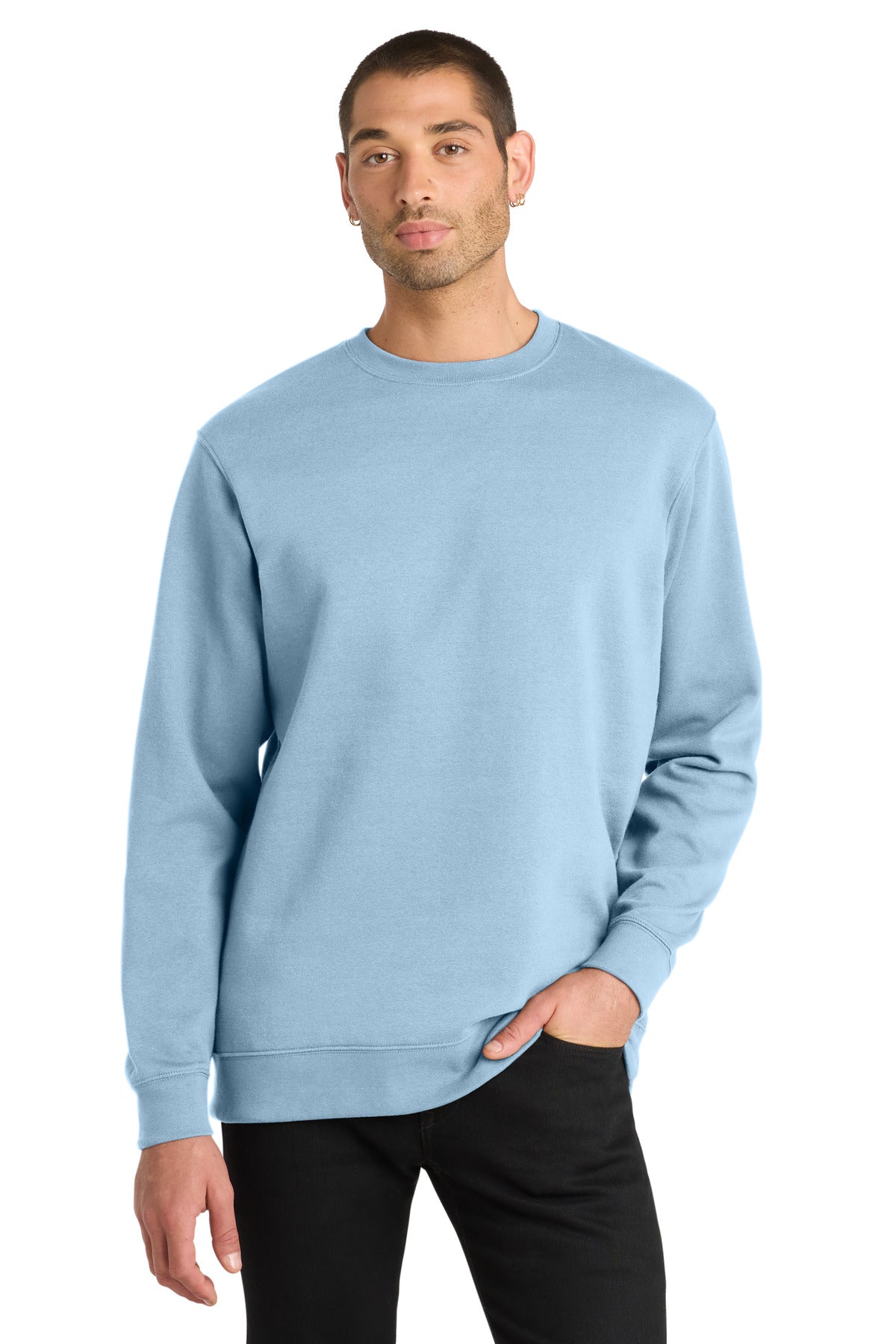 District V.I.T.Fleece Crew - Ice Blue