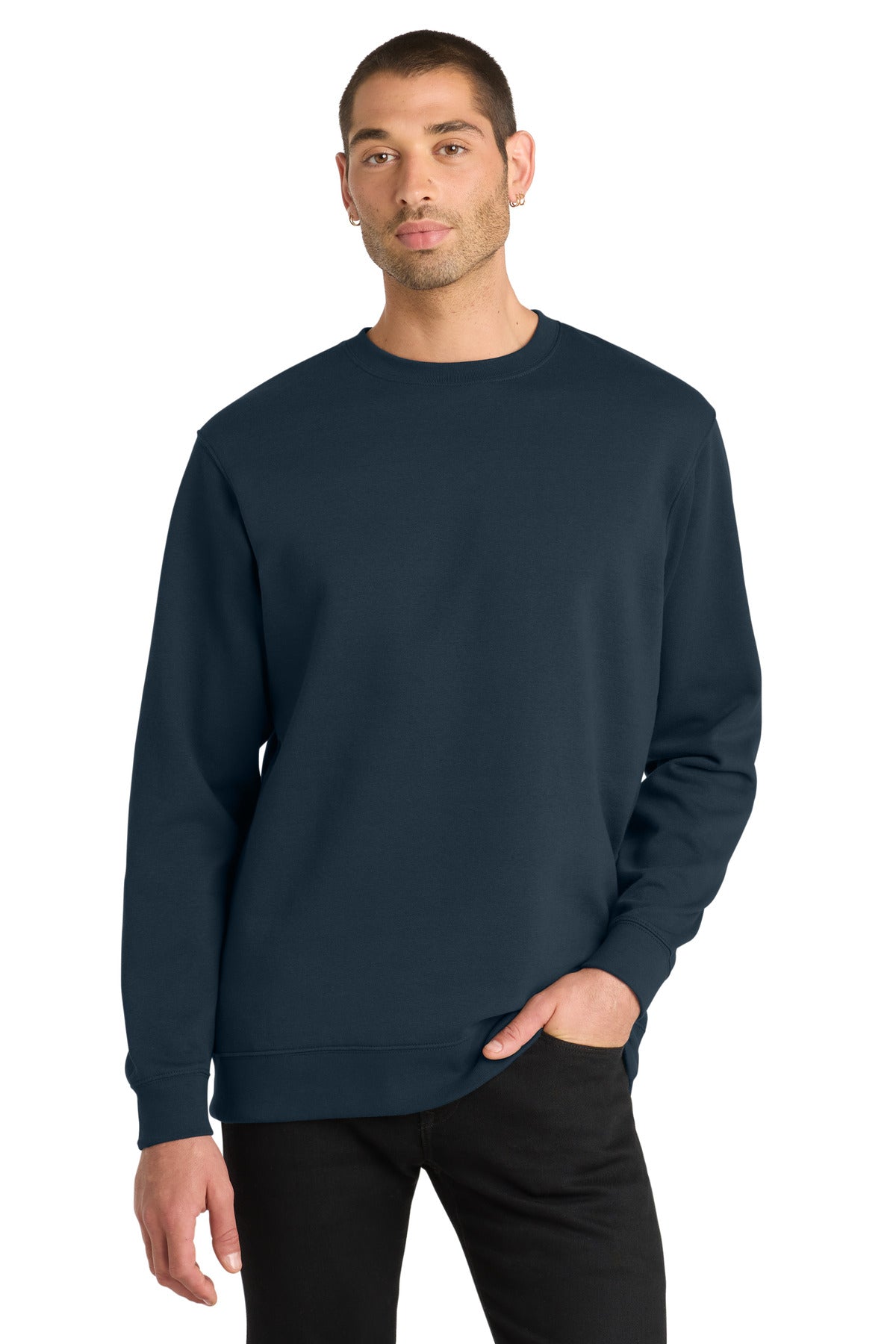 District V.I.T.Fleece Crew - New Navy
