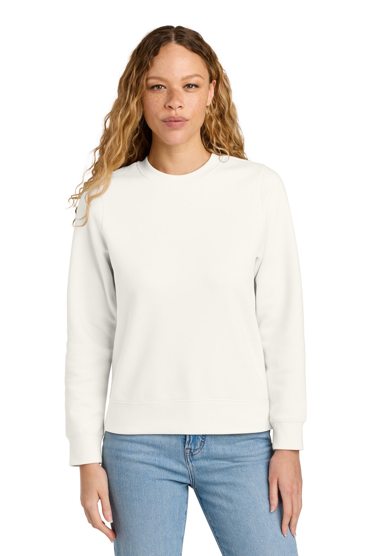 District Women's V.I.T. Fleece Crew - Gardenia