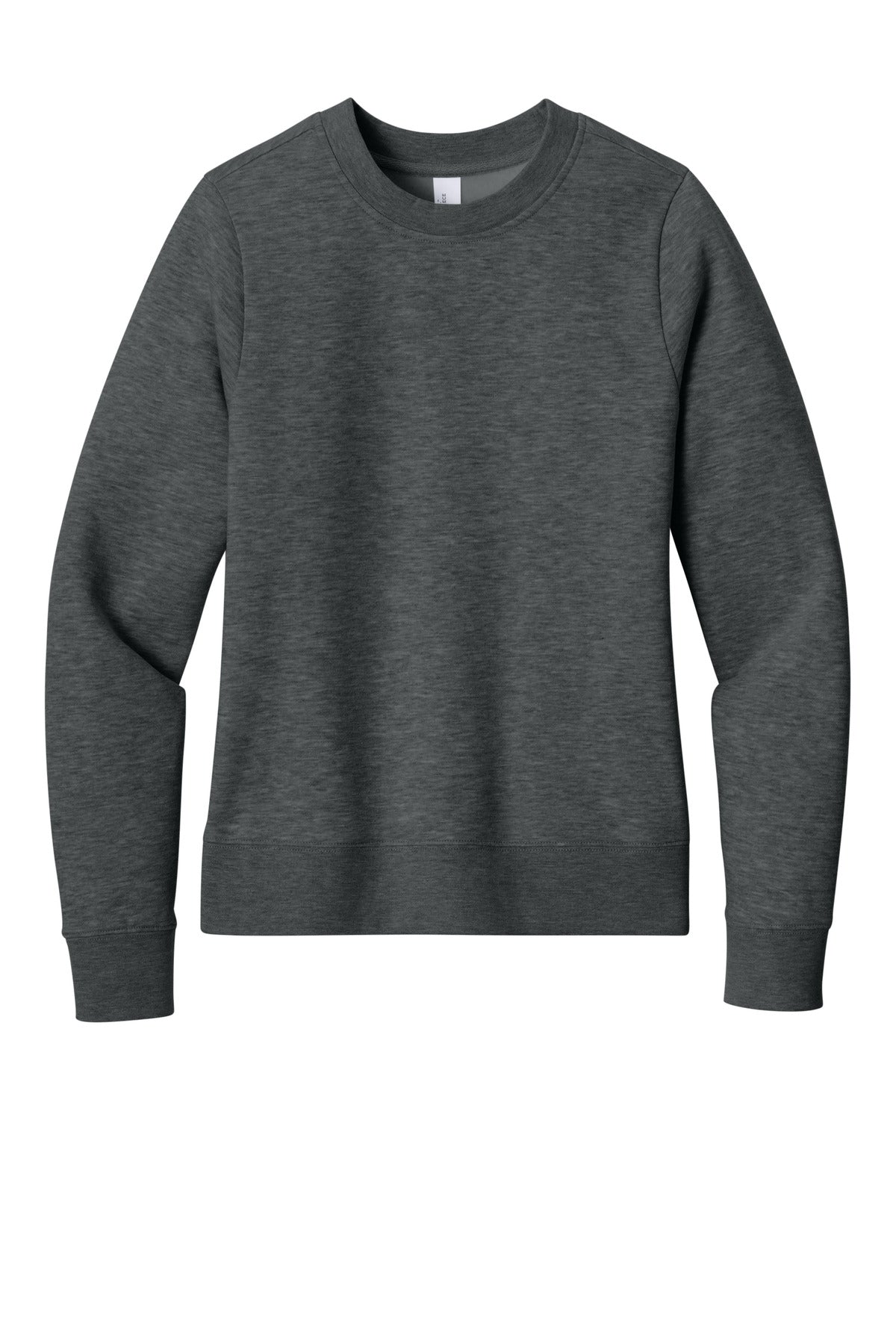 District Women's V.I.T. Fleece Crew - Heathered Charcoal