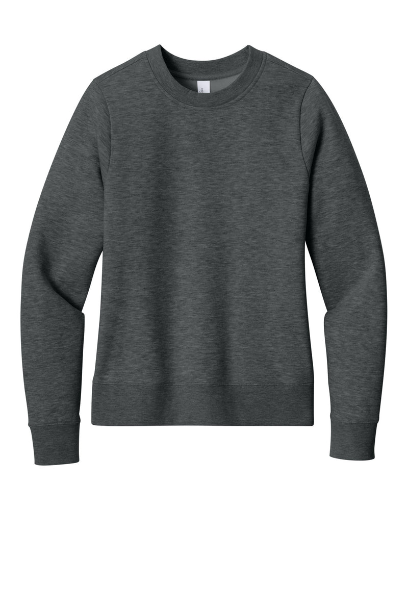 District Women's V.I.T. Fleece Crew - Heathered Charcoal
