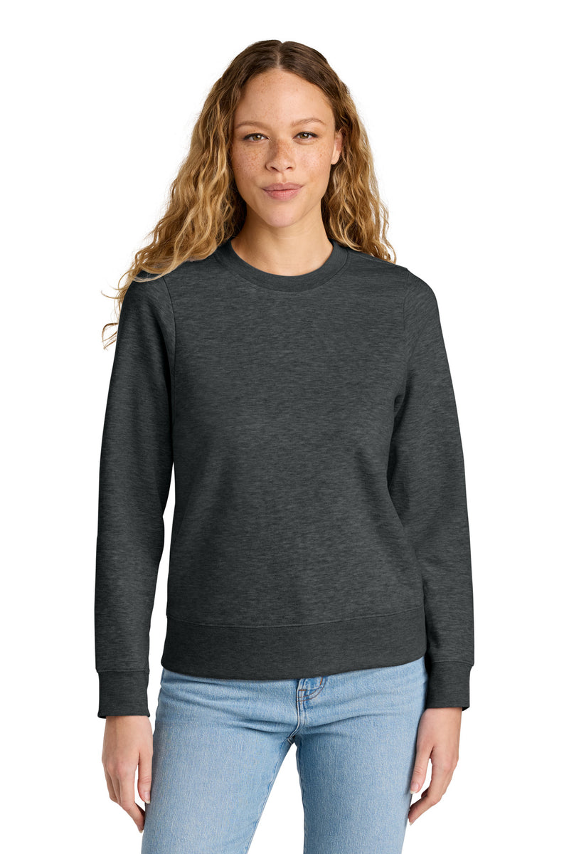 District Women's V.I.T. Fleece Crew - Heathered Charcoal