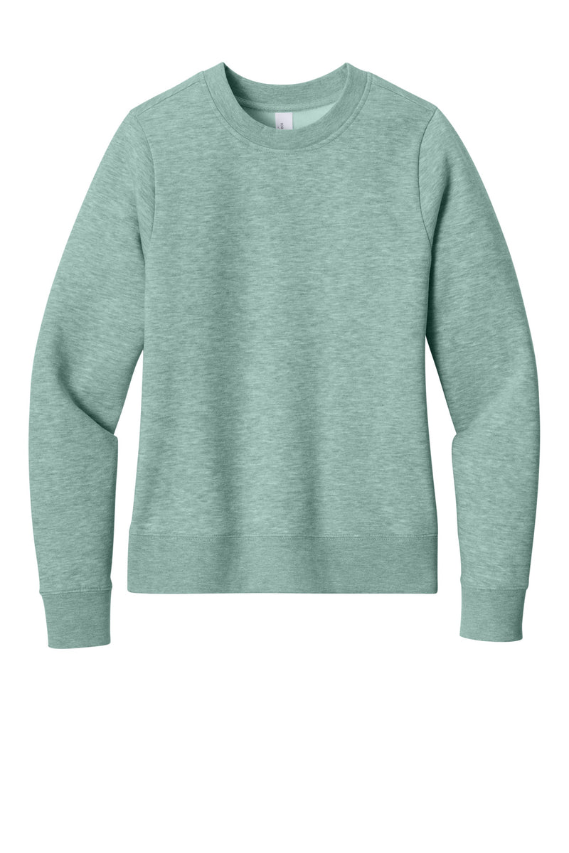 District Women's V.I.T. Fleece Crew - Heathered Dusty Sage