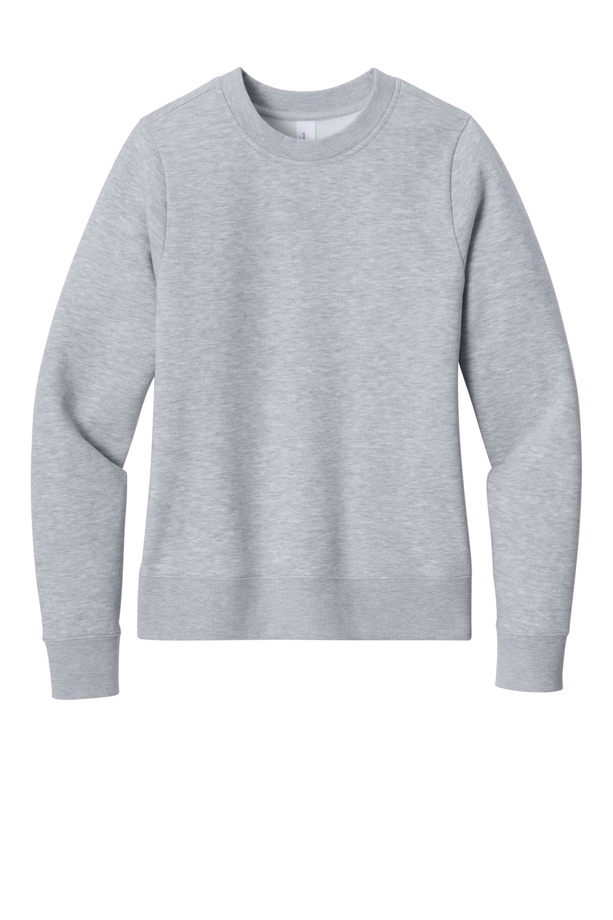 District Women's V.I.T. Fleece Crew - Light Heather Grey