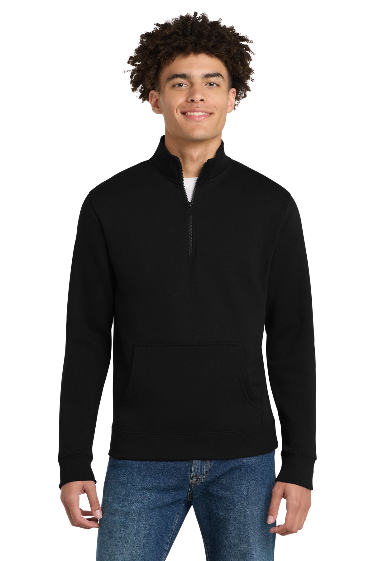 District V.I.T.Fleece 1/4-Zip - Black