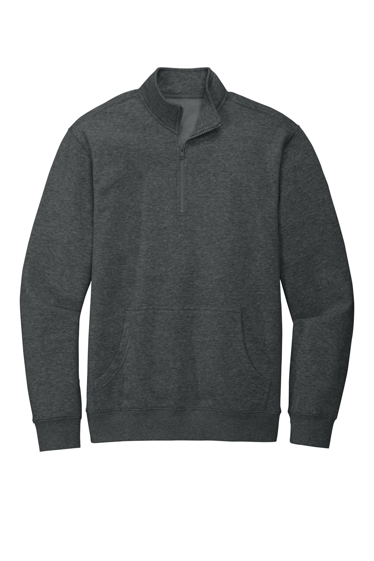 District V.I.T.Fleece 1/4-Zip - Heathered Charcoal