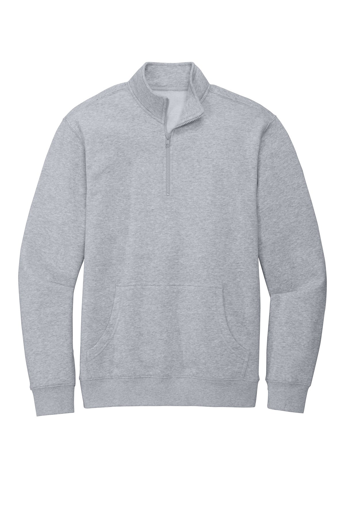 District V.I.T.Fleece 1/4-Zip - Light Heather Grey