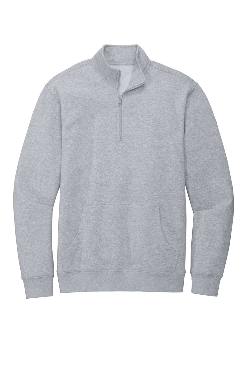 District V.I.T.Fleece 1/4-Zip - Light Heather Grey