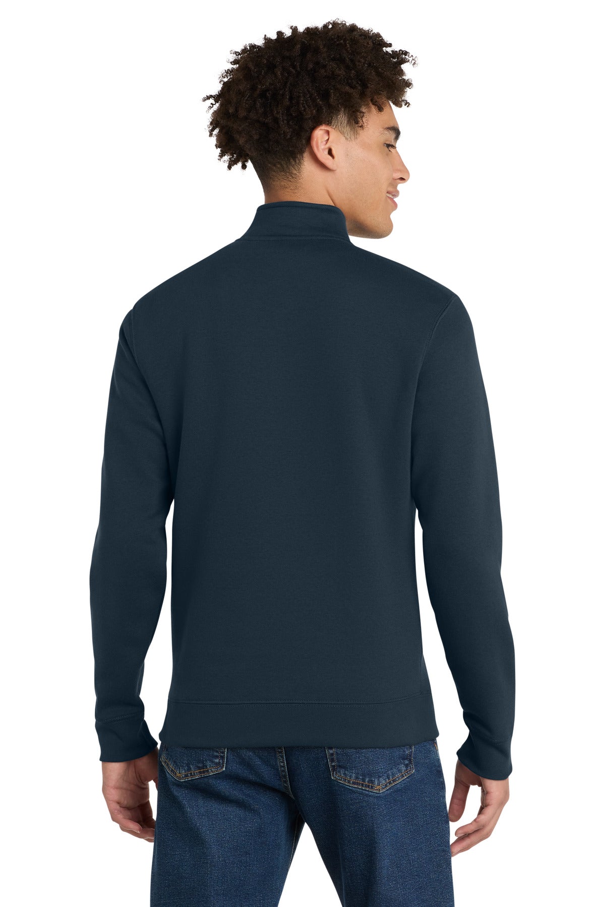 District V.I.T.Fleece 1/4-Zip - New Navy
