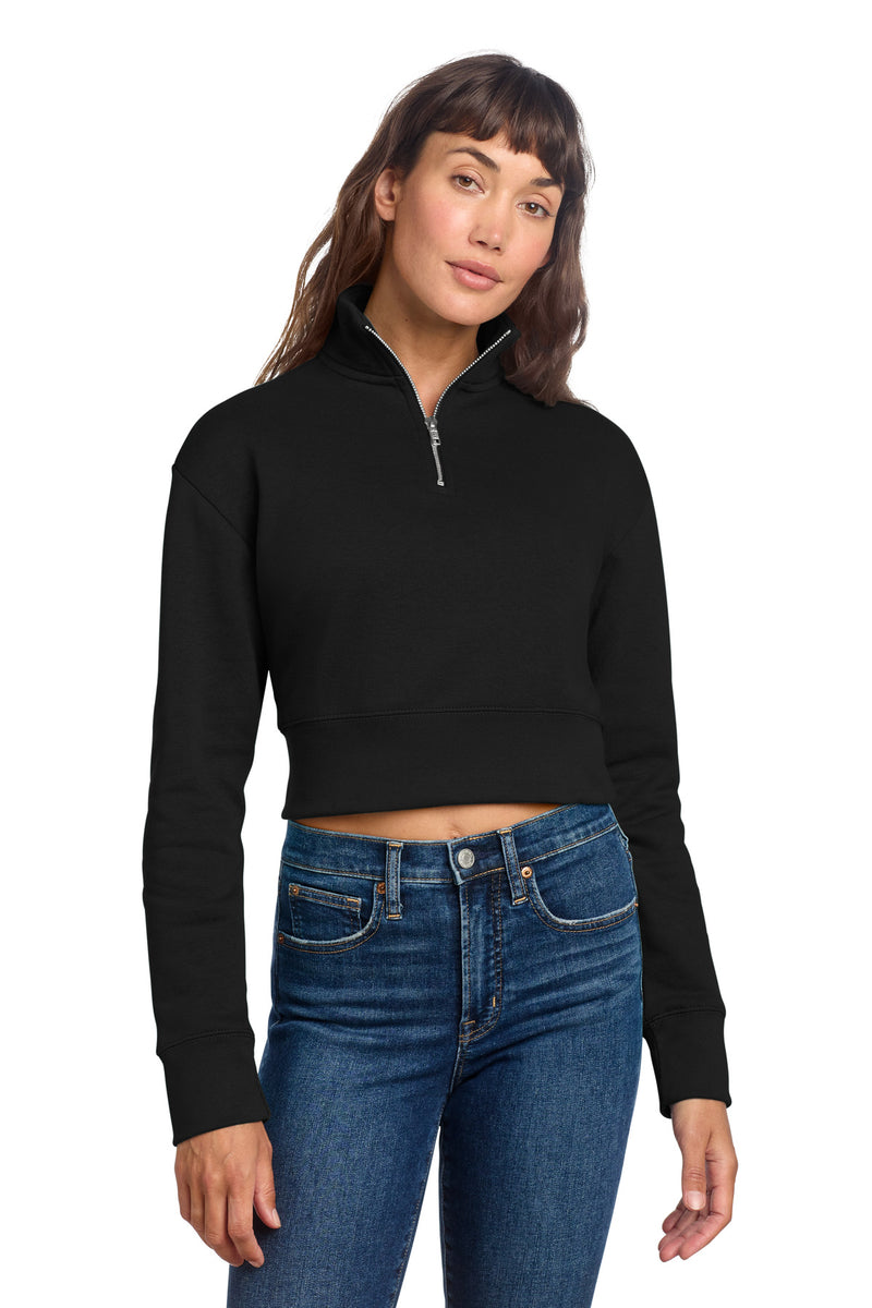 District Women's V.I.T. Fleece 1/2-Zip - Black
