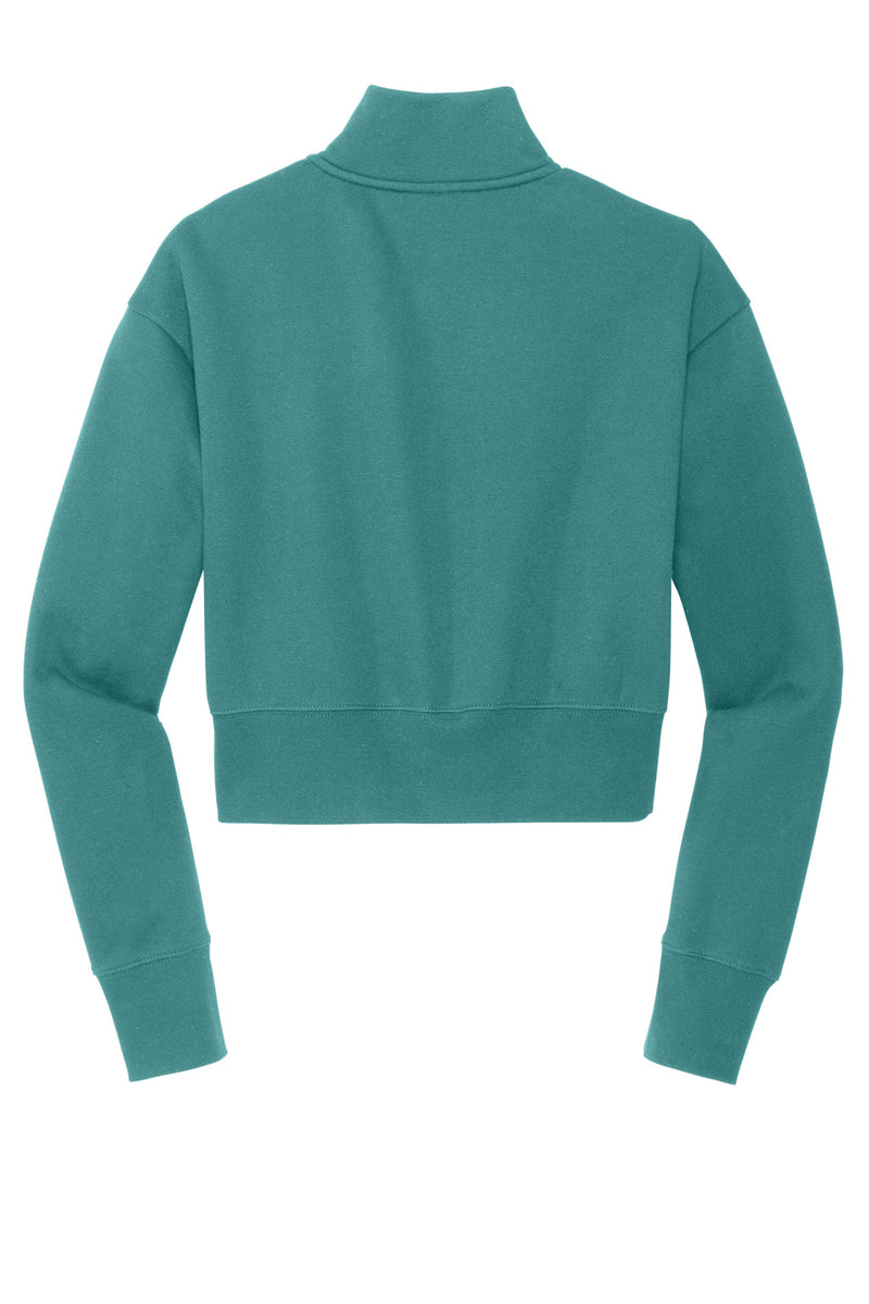 District Women's V.I.T. Fleece 1/2-Zip - Eucalyptus Blue