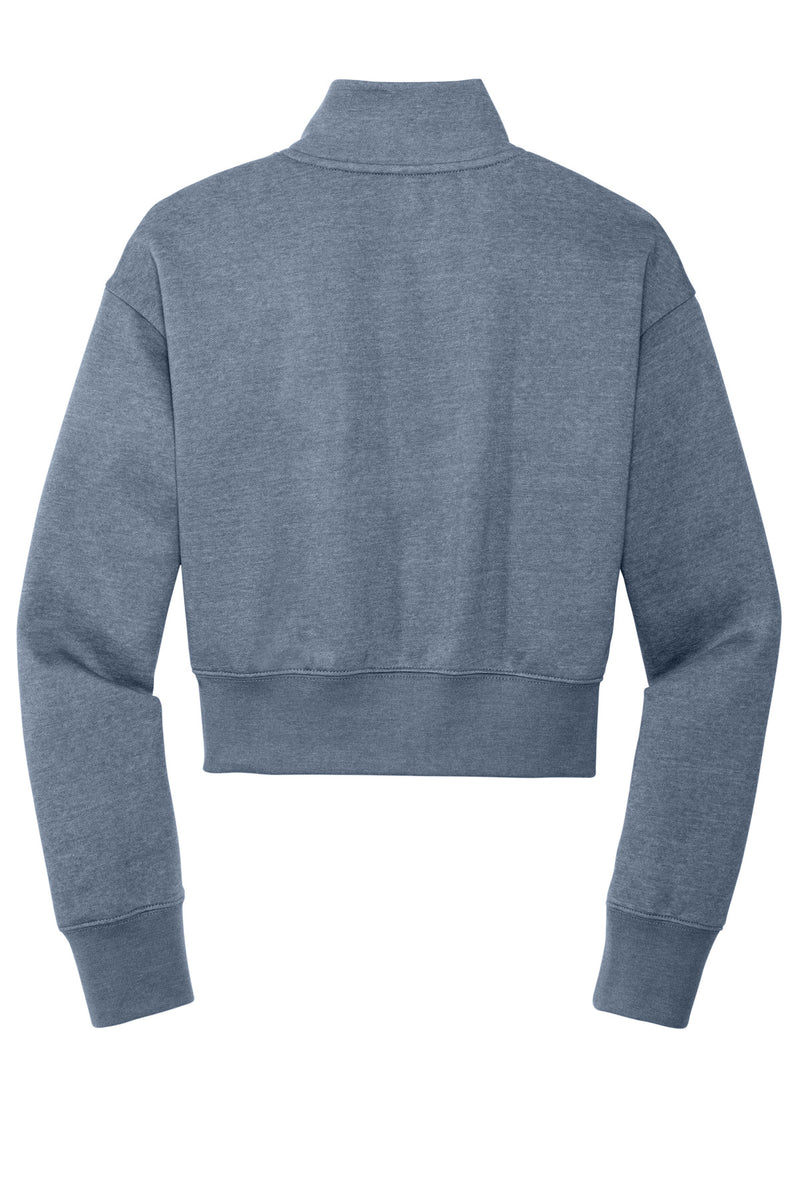District Women's V.I.T. Fleece 1/2-Zip - Flint Blue Heather