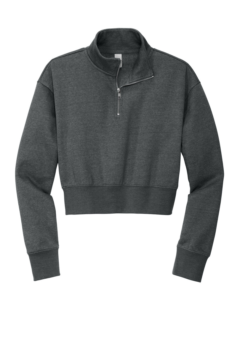 District Women's V.I.T. Fleece 1/2-Zip - Heathered Charcoal