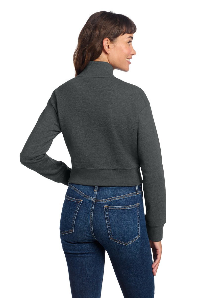 District Women's V.I.T. Fleece 1/2-Zip - Heathered Charcoal