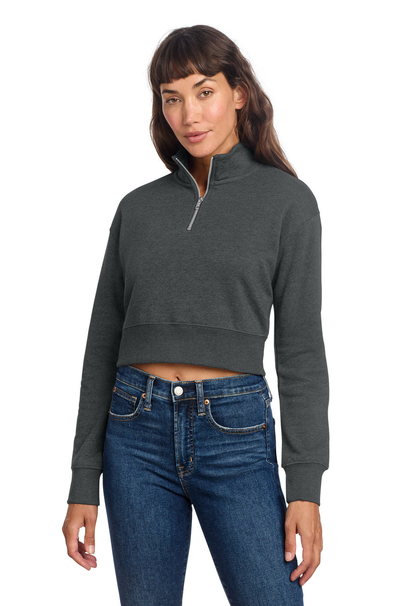 District Women's V.I.T. Fleece 1/2-Zip - Heathered Charcoal