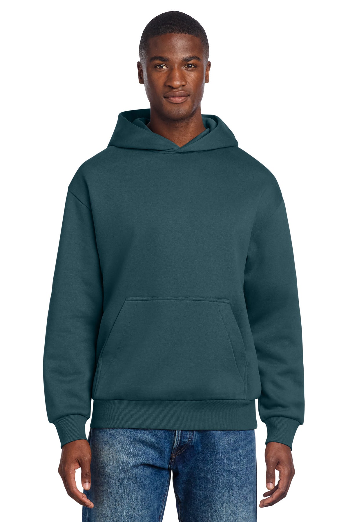 District V.I.T. Heavyweight Fleece Hoodie - Deep Cyan