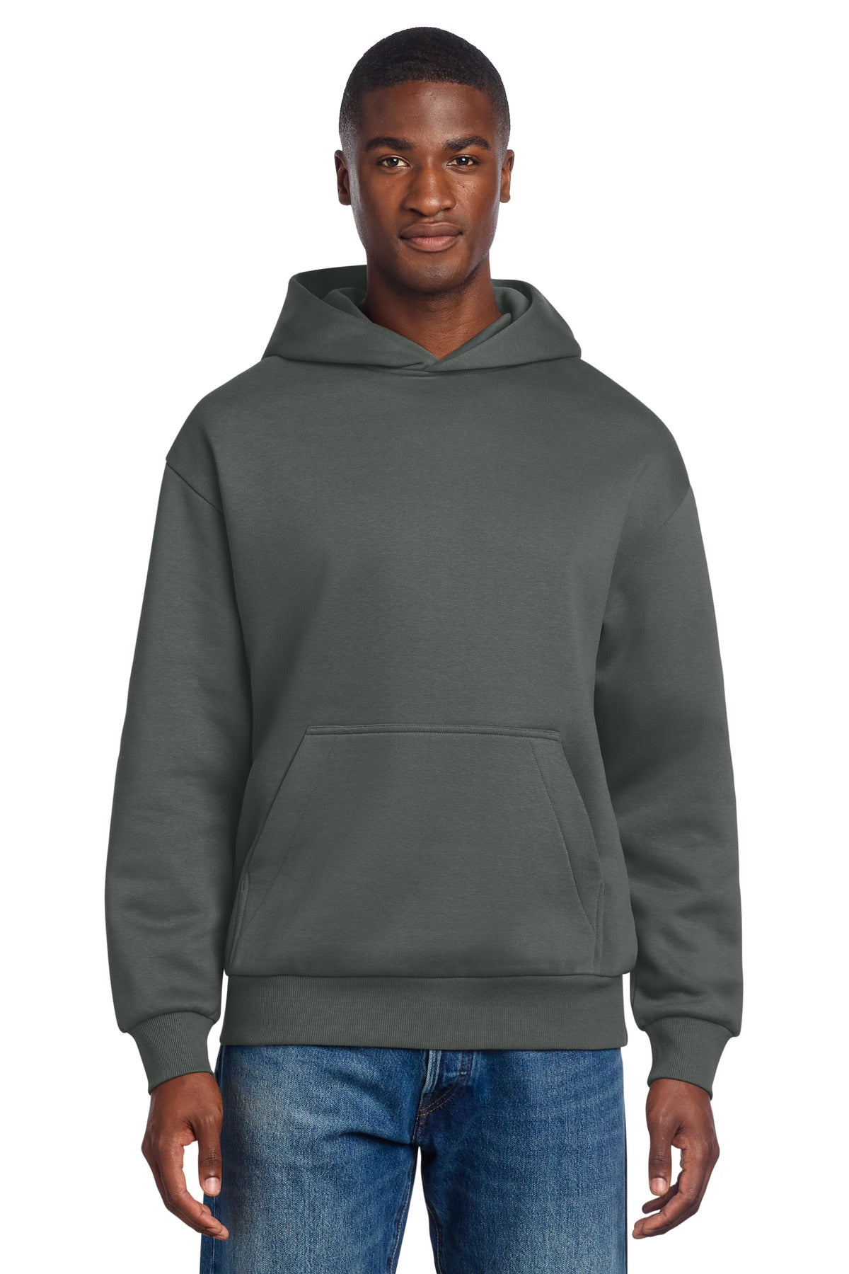 District V.I.T. Heavyweight Fleece Hoodie - Deep Smoke
