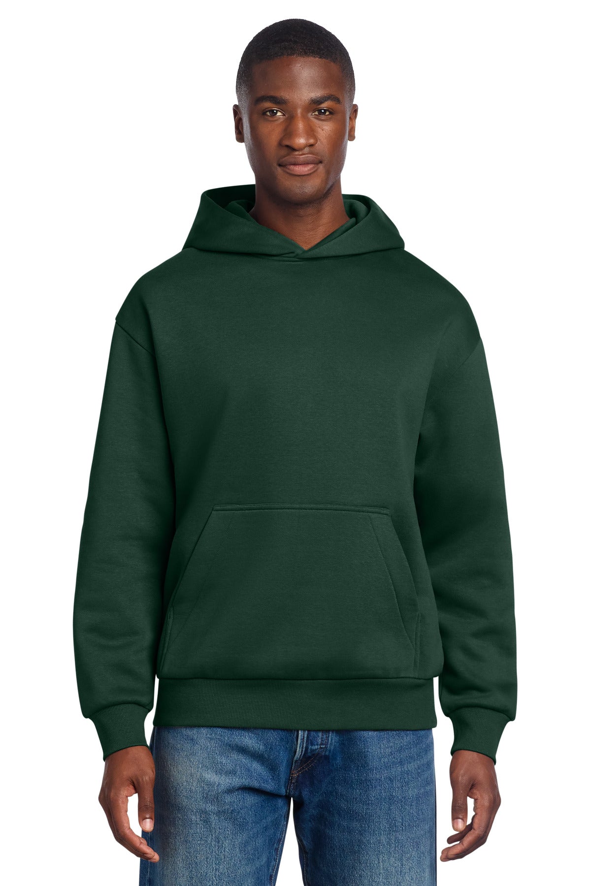 District V.I.T. Heavyweight Fleece Hoodie - Forest Green