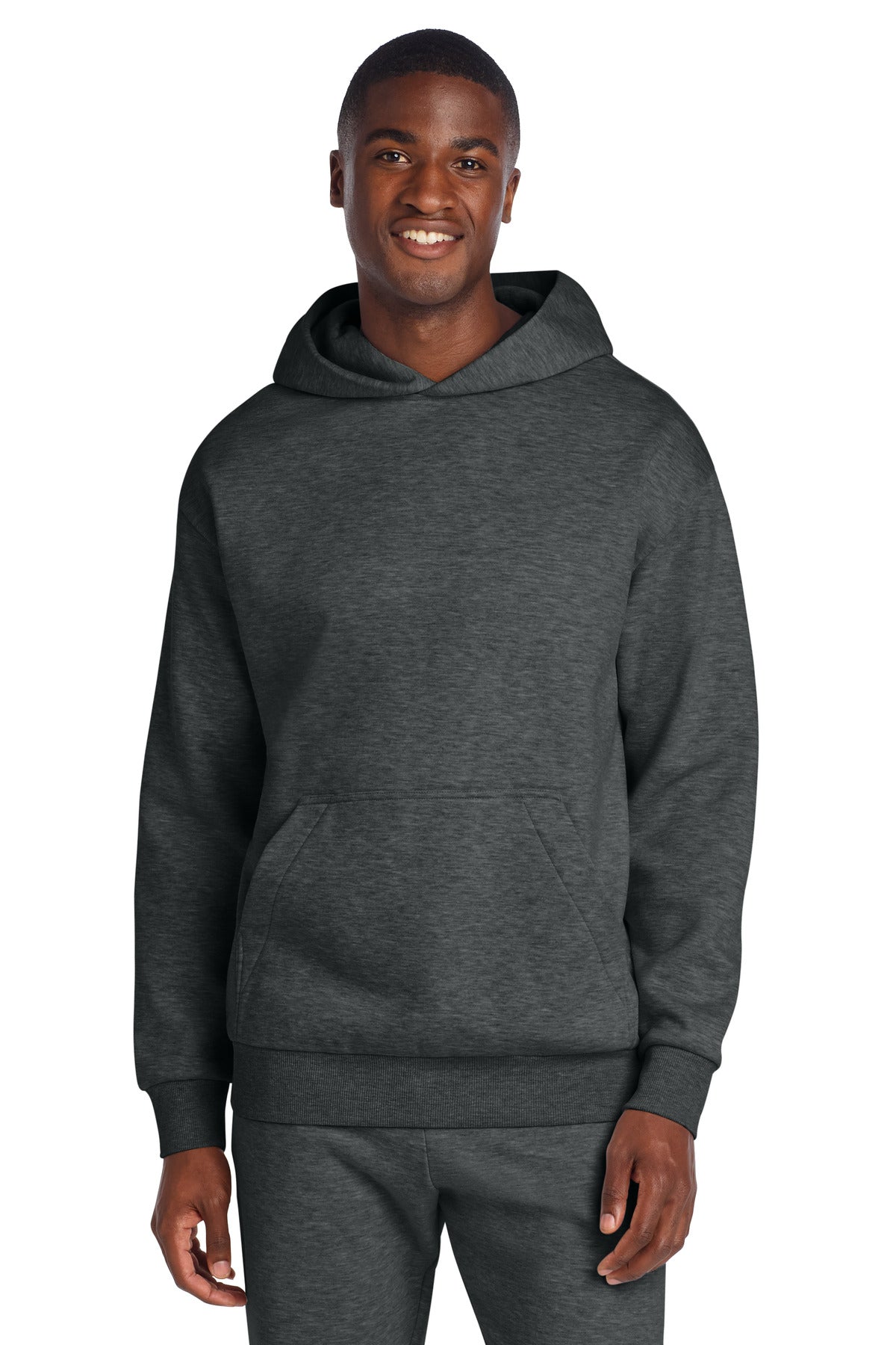 District V.I.T. Heavyweight Fleece Hoodie - Heathered Charcoal