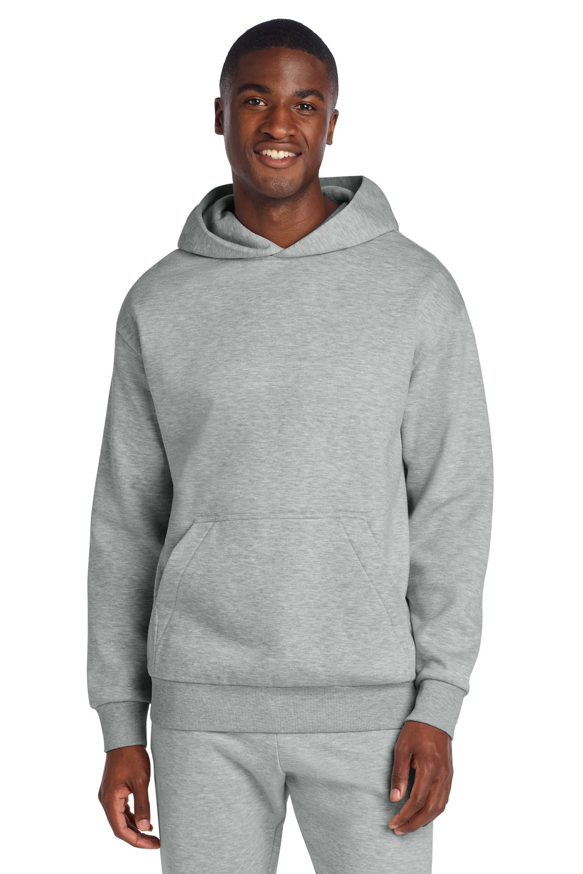 District V.I.T. Heavyweight Fleece Hoodie - Light Heather Grey
