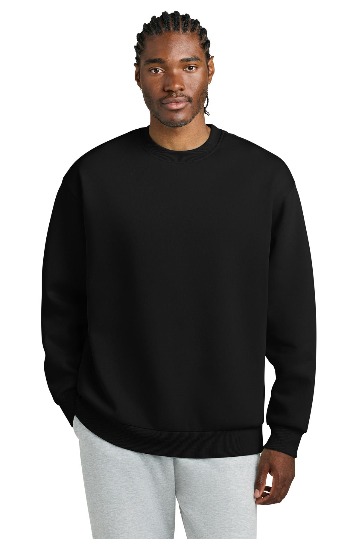 District V.I.T. Heavyweight Fleece Crew - Black