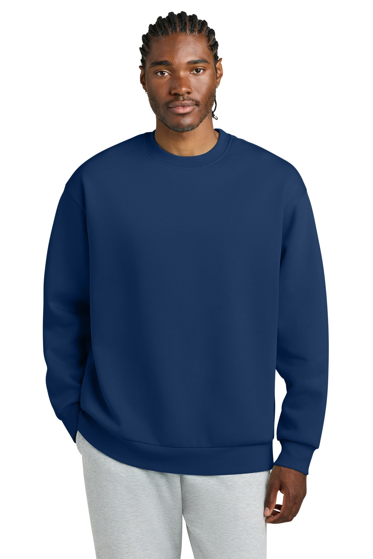 District V.I.T. Heavyweight Fleece Crew - Dark Royal