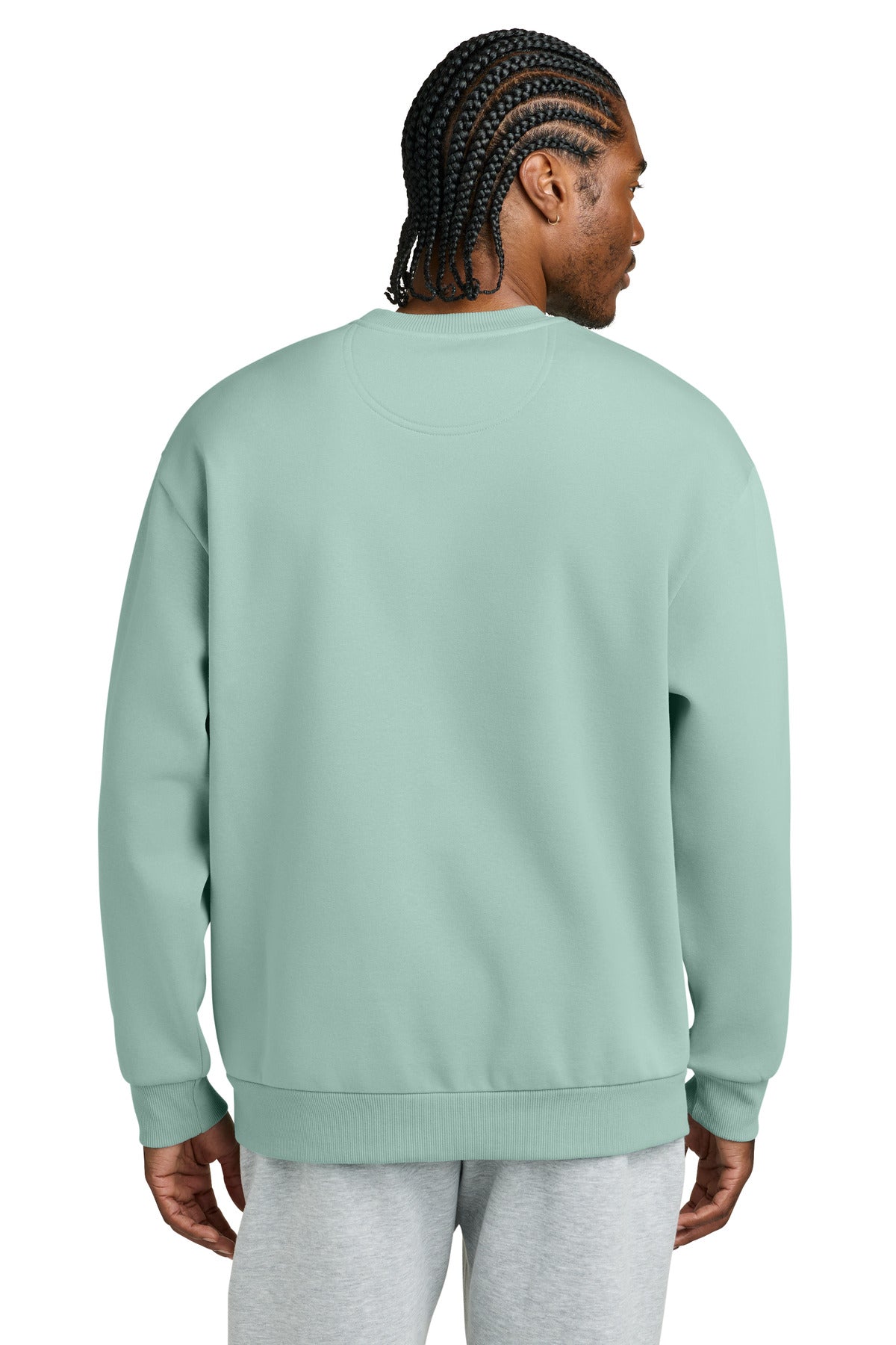 District V.I.T. Heavyweight Fleece Crew - Dusty Sage