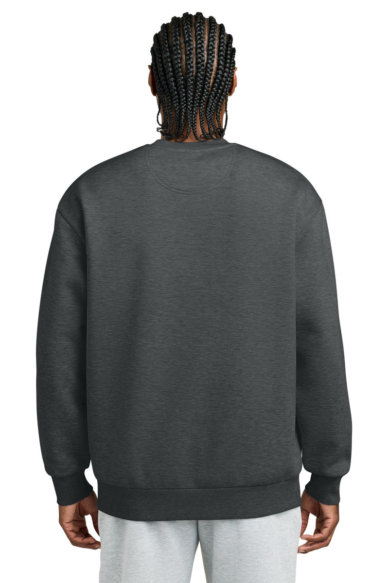 District V.I.T. Heavyweight Fleece Crew - Heathered Charcoal
