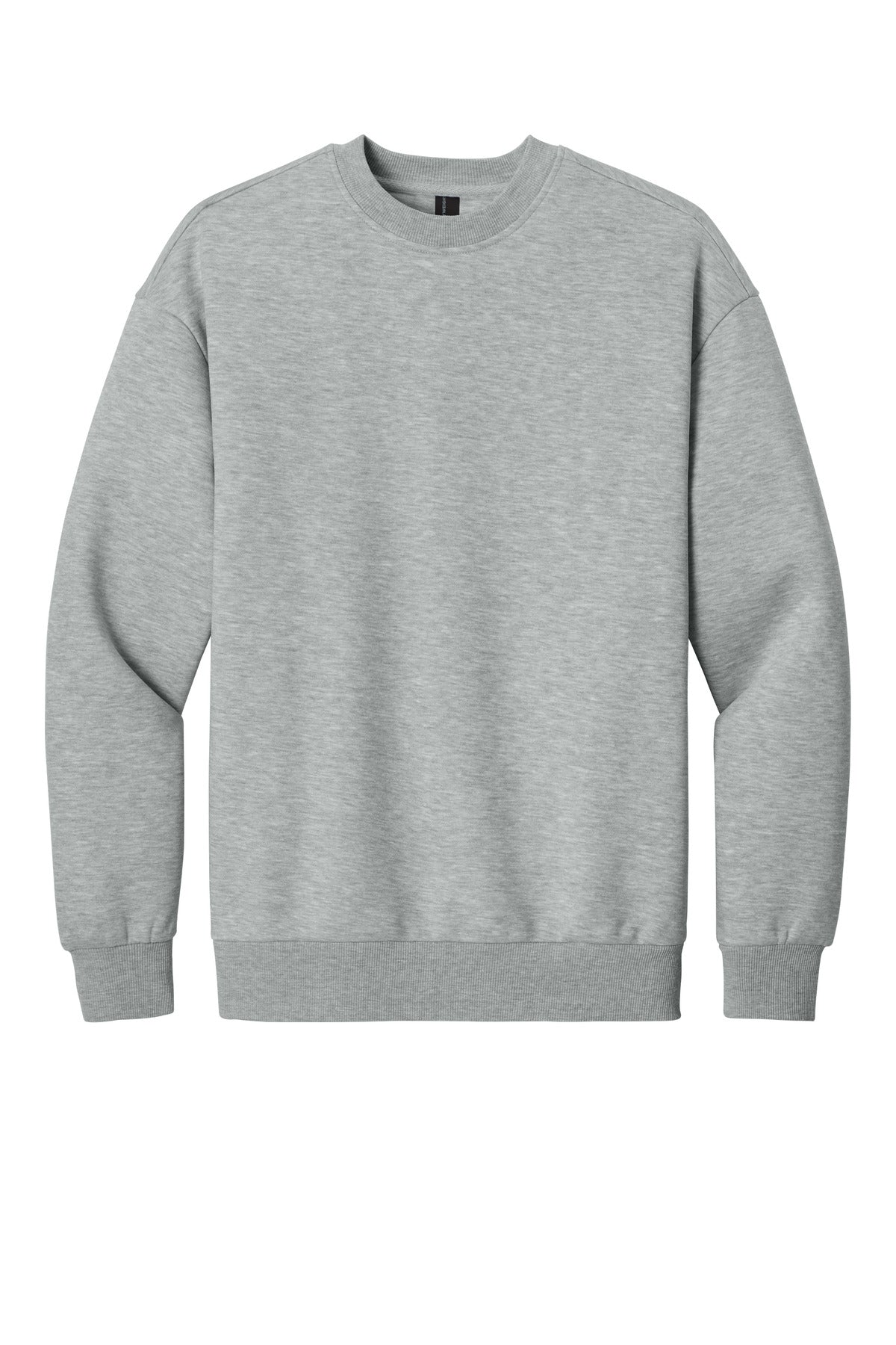 District V.I.T. Heavyweight Fleece Crew - Light Heather Grey