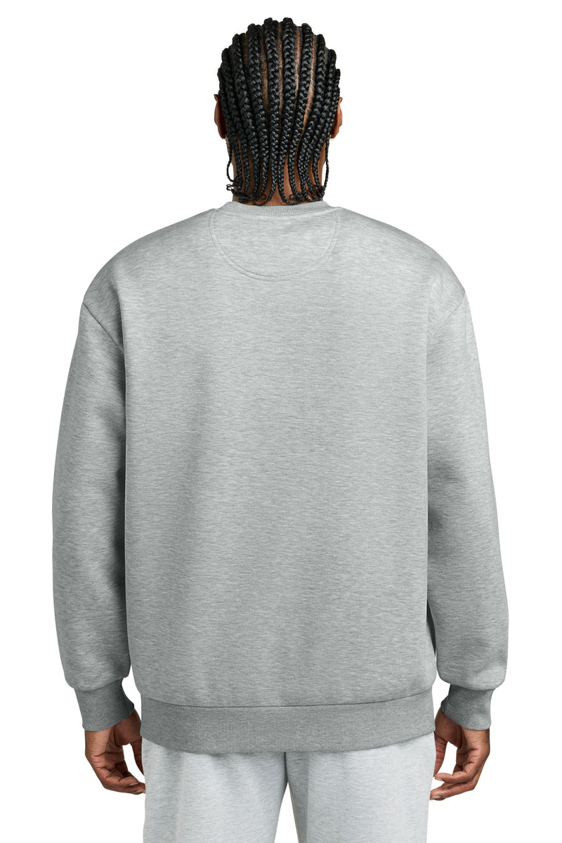 District V.I.T. Heavyweight Fleece Crew - Light Heather Grey