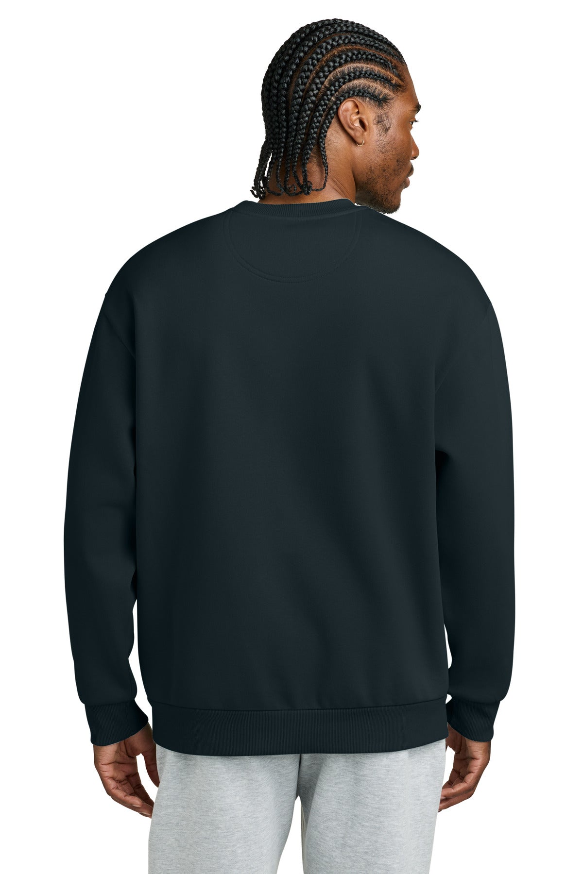 District V.I.T. Heavyweight Fleece Crew - Navy Blue