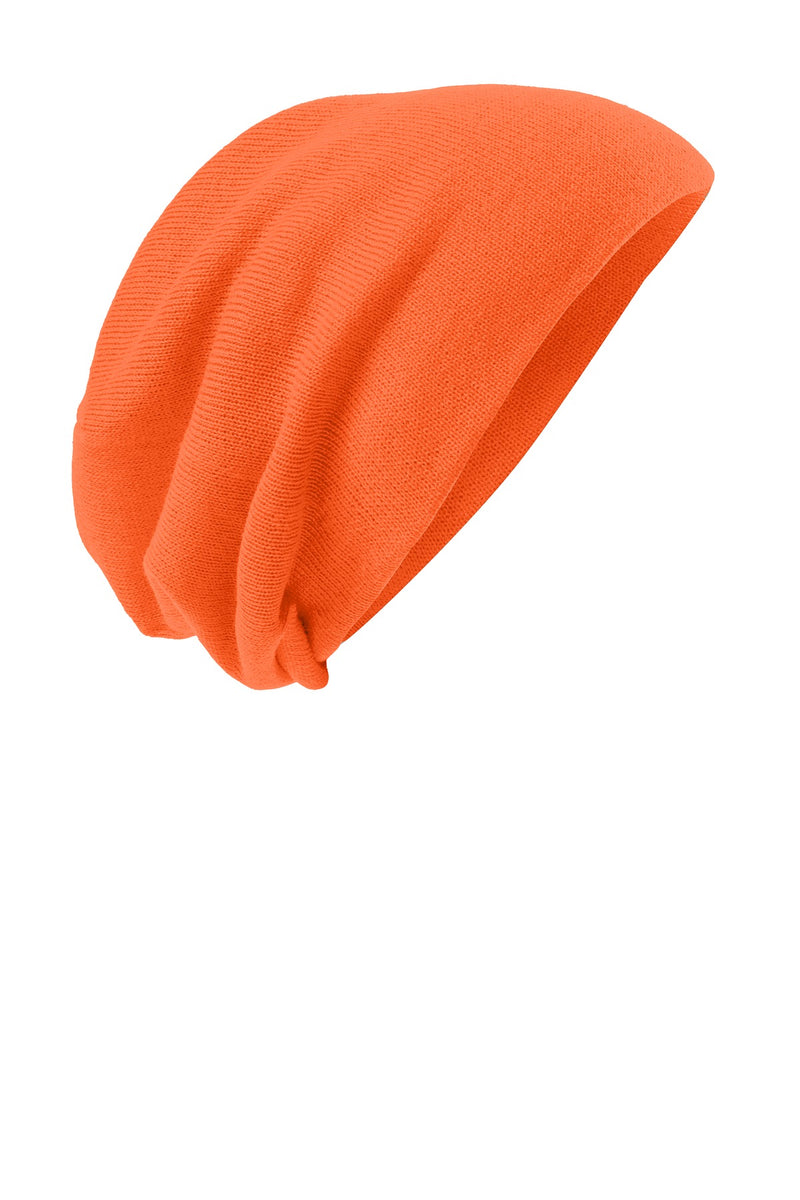 District Slouch Beanie - Neon Orange