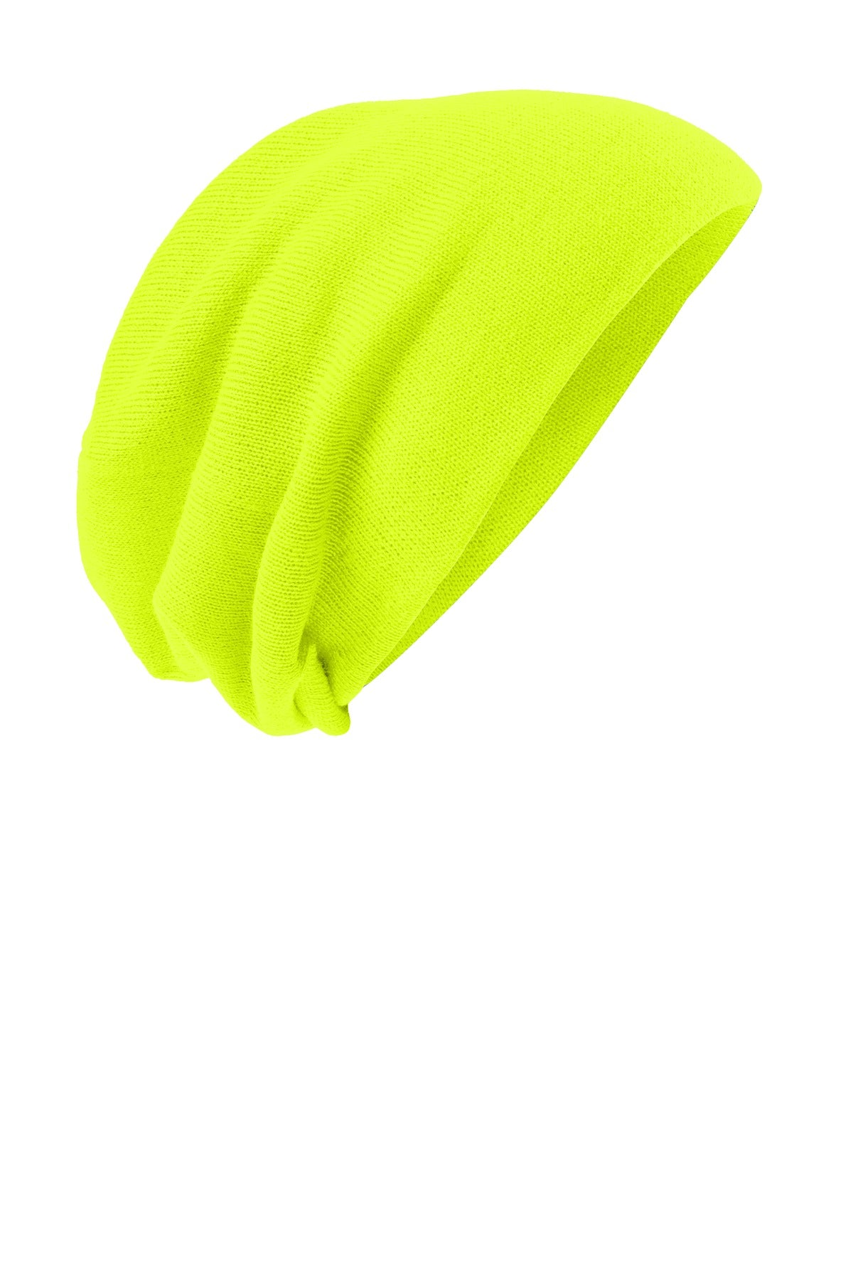 District Slouch Beanie - Neon Yellow