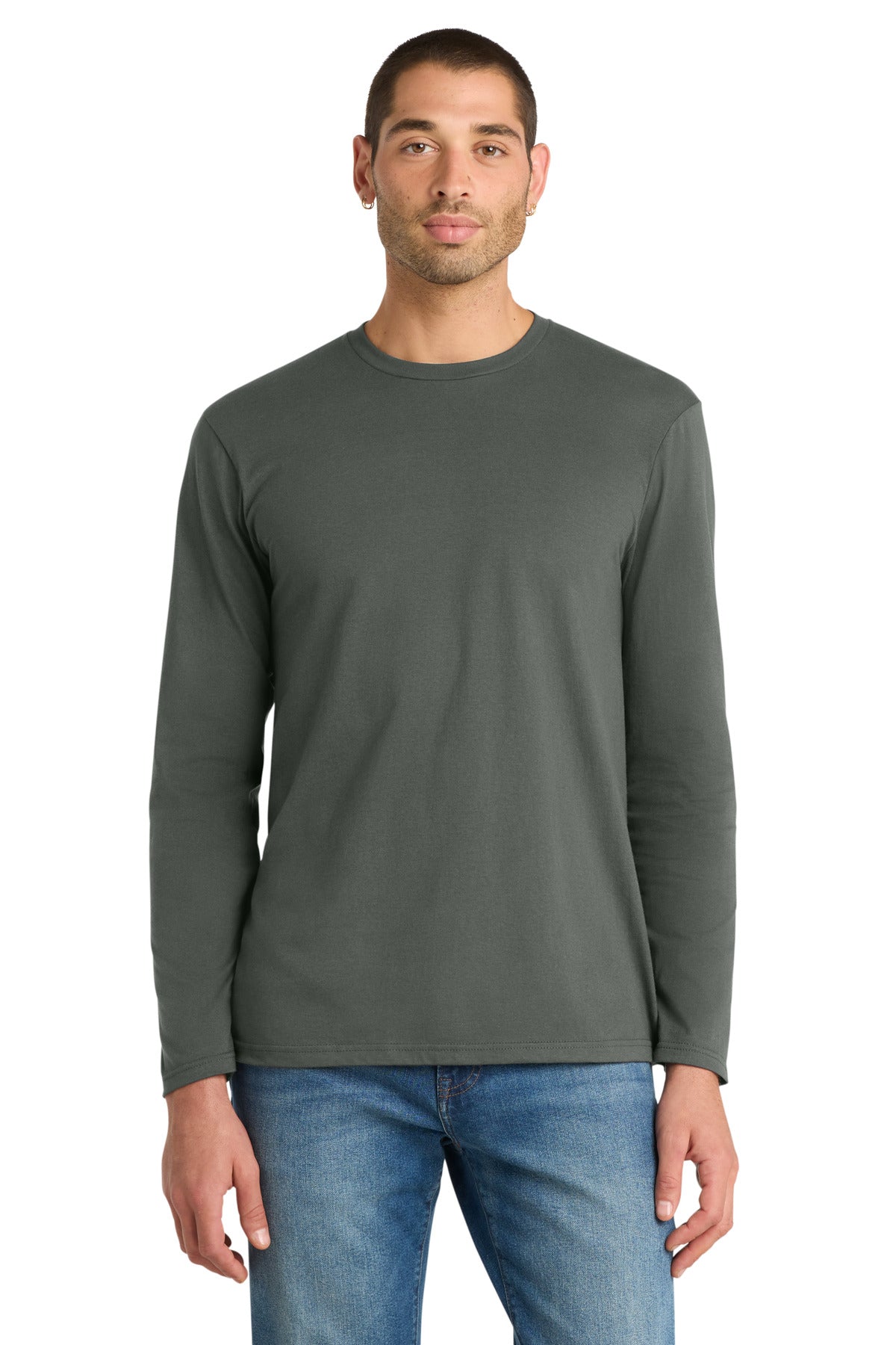 District Very Important Tee Long Sleeve - Deepest Grey