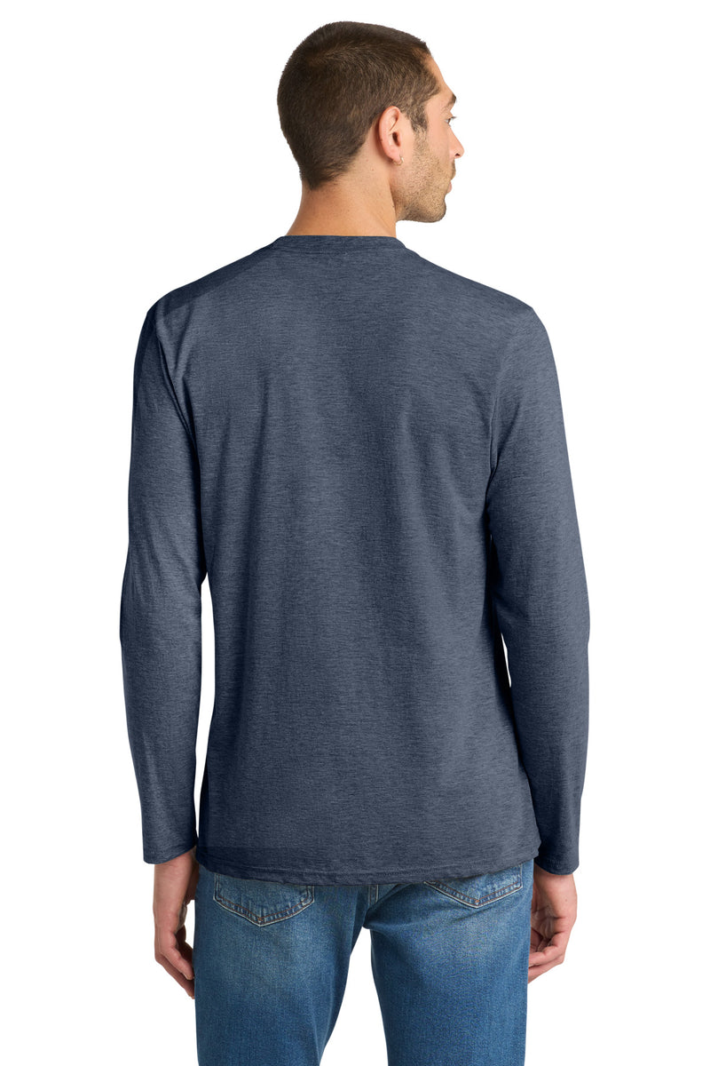 District Very Important Tee Long Sleeve - Heathered Navy