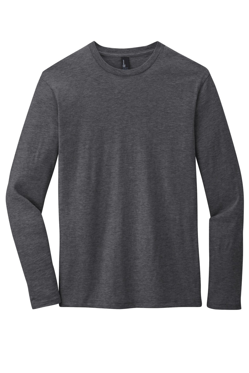 District Very Important Tee Long Sleeve - Heathered Charcoal